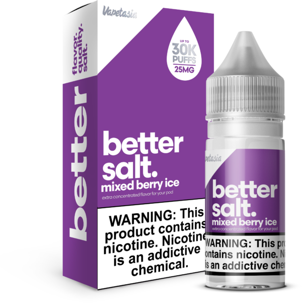 better salt mixed berry ice eJuice