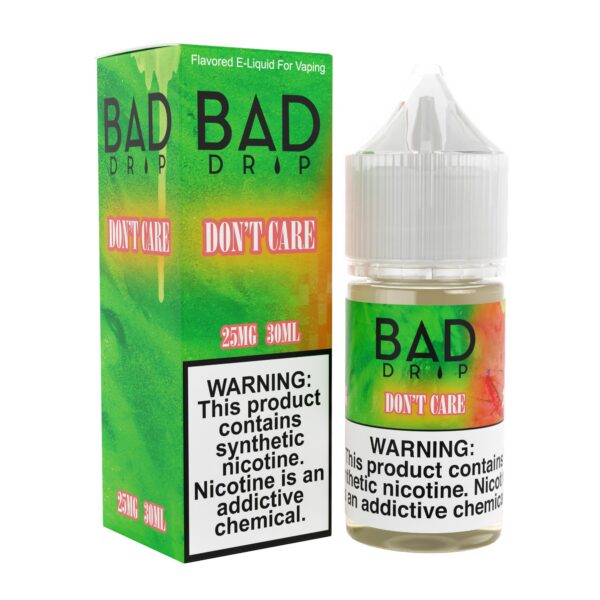 BadDripSyntheticSalt-Don_tCare-25mg-30mL Bad Salt Don't Care eJuice