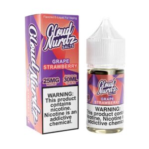 Cloud-Nerdz-Salt-Grape-Strawberry Cloud Nurdz Salts Grape Strawberry eJuice