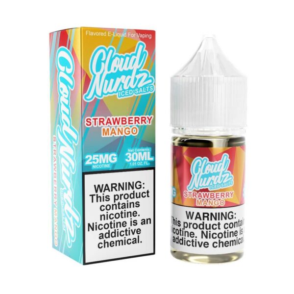 Cloud-Nerdz-Salt-Strawberry-Mango-Iced Cloud Nurdz Iced Salts Strawberry Mango eJuice