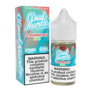Cloud-Nurdz-Salts-Strawberry-Kiwi-Iced Cloud Nurdz Iced Salts Strawberry Kiwi eJuice