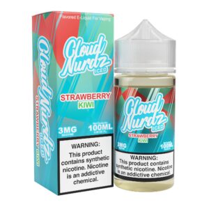 Cloud-Nurdz-Strawberry-Kiwi-Iced Cloud Nurdz Iced Strawberry Kiwi eJuice
