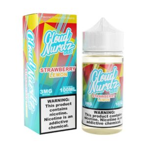 CloudNurdz-Strawberry-Lemon-Iced Cloud Nurdz Iced Strawberry Lemon eJuice