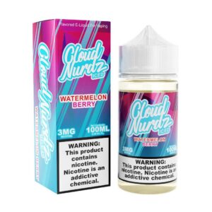 CloudNurdz-Watermelon-Berry-Iced Cloud Nurdz Iced Watermelon Berry eJuice