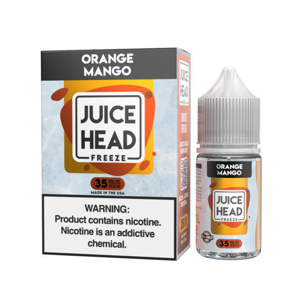 OrangeMangoZTNFreezeSalts35mg30ml Juice Head Freeze Salt Orange Mango eJuice