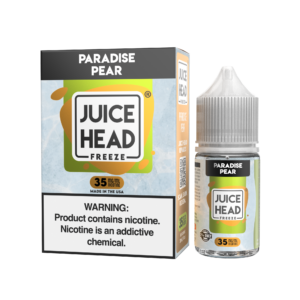ParadisePearZTNFreezeSalts35mg30ml Juice Head Freeze Salt Peach Pear eJuice
