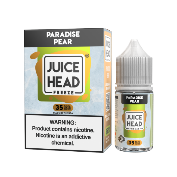 Juice Head Freeze Salt Peach Pear eJuice