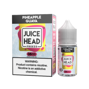 PineappleGuavaZTNFreezeSalts35mg30ml Juice Head Freeze Salt Pineapple Guava eJuice