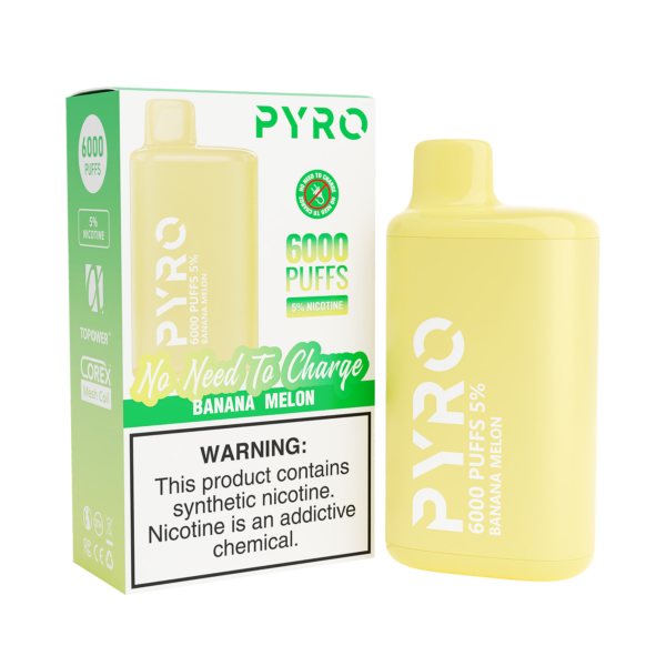 Pyro 6000 Puff Disposable