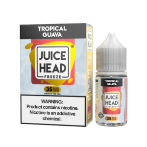 TropicalGuavaZTNFreezeSalts35mg30ml Juice Head Freeze Salt Tropical Guava eJuice