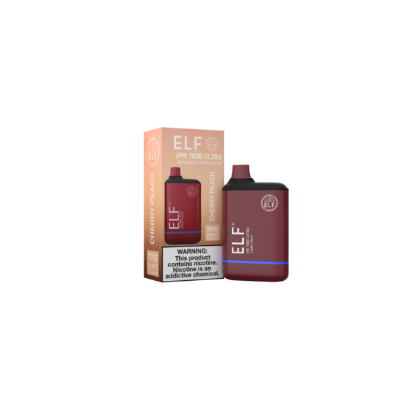 cherry-peach Elf VPR 7000 Ultra Disposable