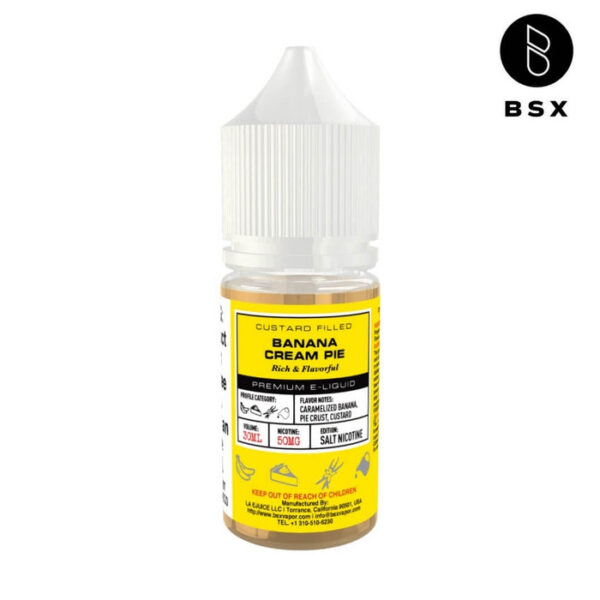 glas-bsx-salts-banana-cream-pie-ejuice Glas BSX Salt Banana Cream Pie eJuice