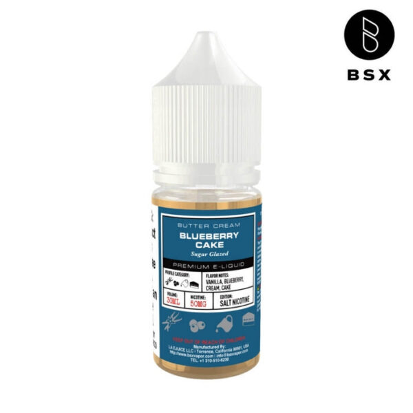 glas-bsx-salts-blueberry-cake-ejuice Glas BSX Salt Blueberry Cake eJuice