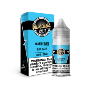 image_8caeff81-bd2b-452d-846a-5aaf2d1bfb93 Vapetasia Killer Fruits Salt Blue Razz eJuice