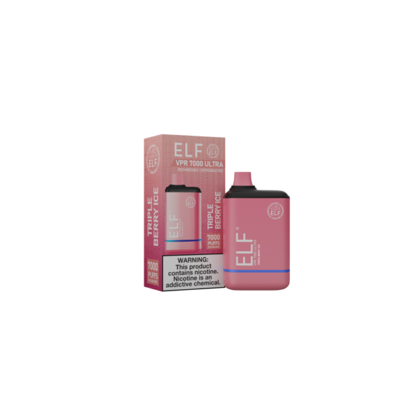 tripple-berry-ice Elf VPR 7000 Ultra Disposable