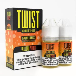 twist-e-liquids-salt-yellow-peach-ejuice Twist e-Liquids Salt Yellow Peach eJuice