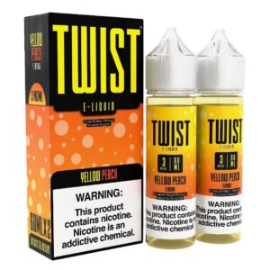 twist-yellow-peach-twin-pack-ejuice Twist e-Liquids Yellow Peach eJuice